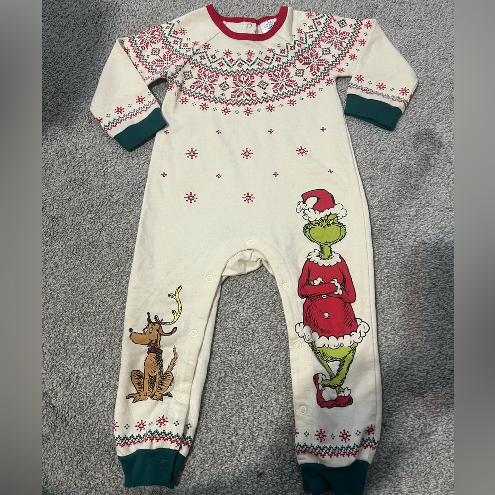 The Grinch Baby Pajama - 18M